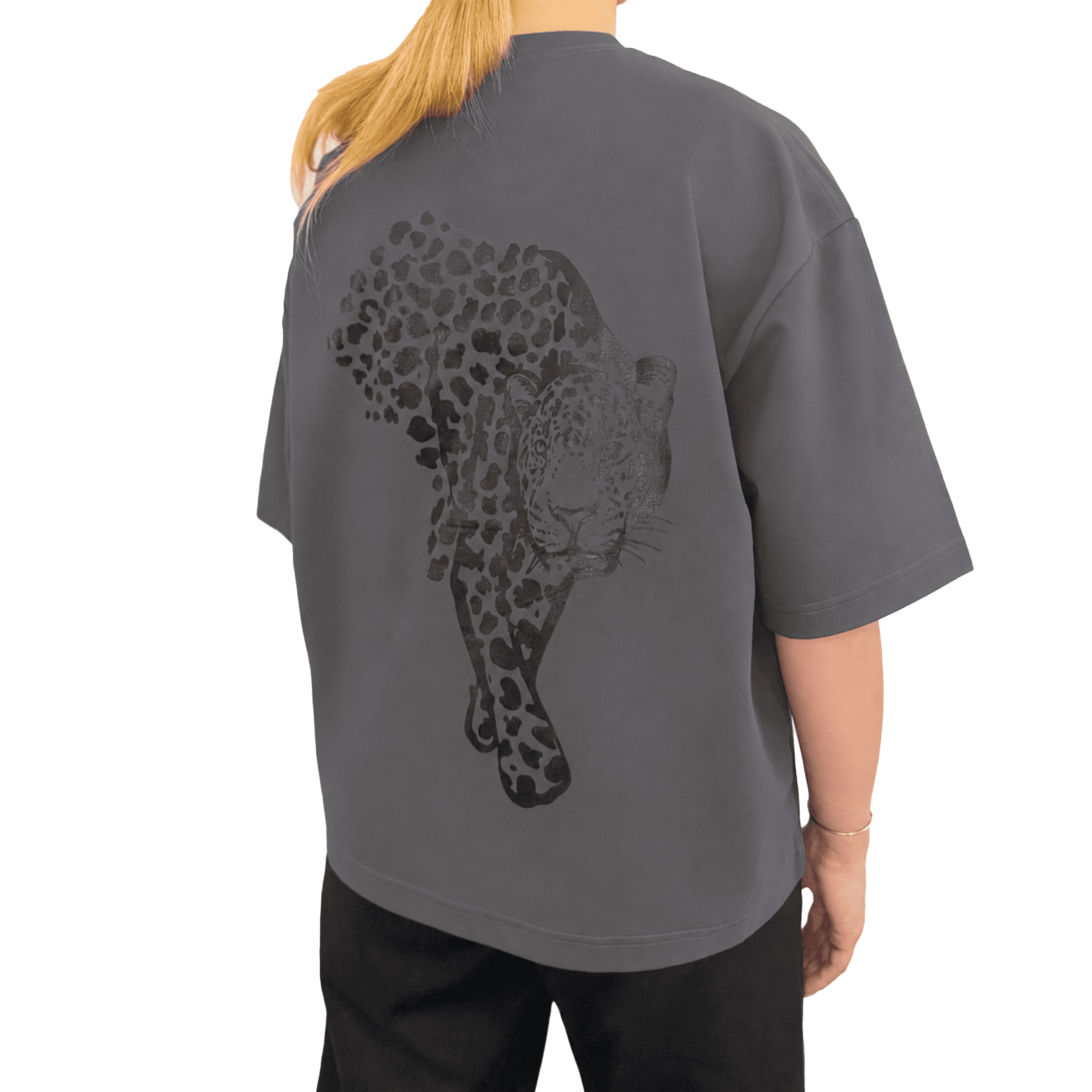 Black Leopard Tee